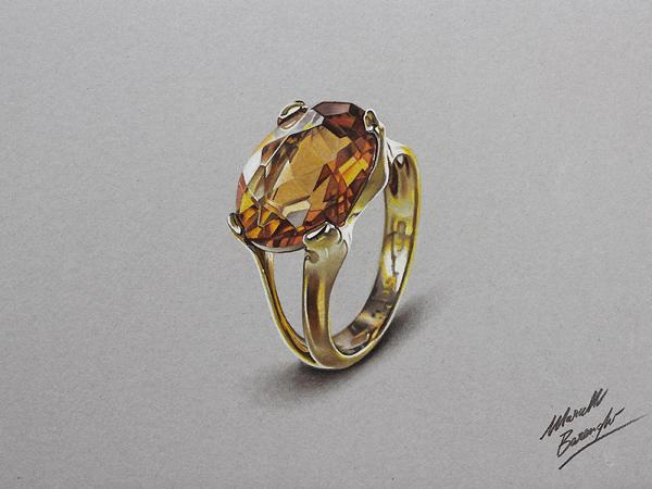 yellow_topaz_ring_drawing_by_marcellobarenghi