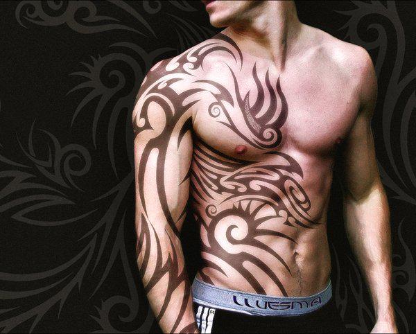 Tribal Chest Tattoo Stock Illustrations – 844 Tribal Chest Tattoo Stock  Illustrations, Vectors & Clipart - Dreamstime