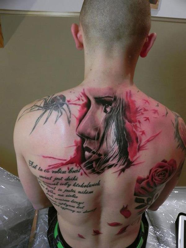 Cool tattoo on back