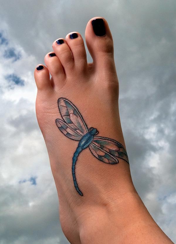 Matching tattoos of a tiny dragonfly on ankle for best friends  Dragonfly  tattoo Matching tattoos Tattoos