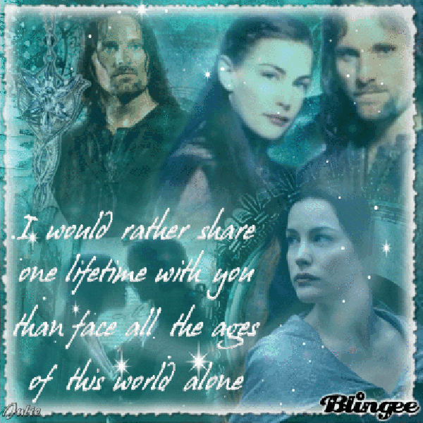 True love quotes - I would rather spend one lifetime with you than face all the ages of this world alone