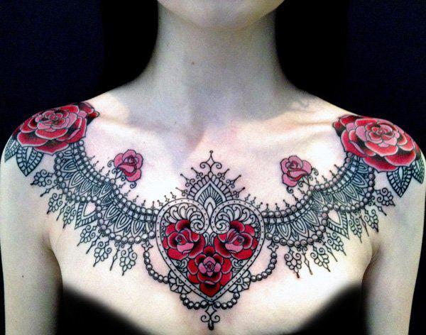 Chest tattoos girly 300+ Beautiful