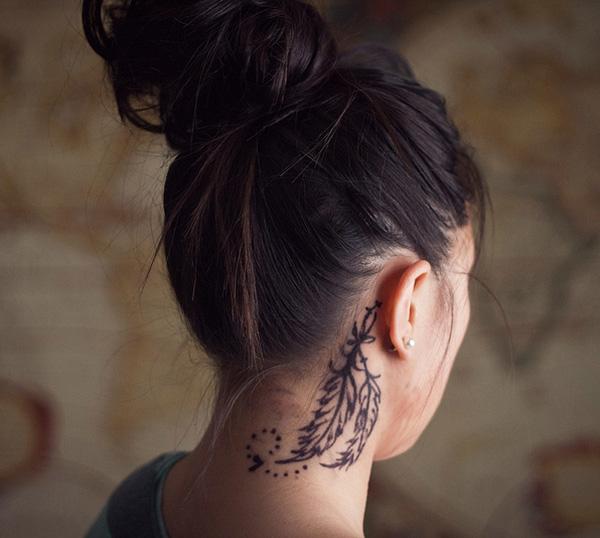 83 Cute Neck Tattoos For Women