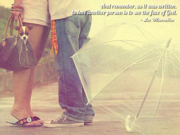 True love quotes - And remember as it was written, to love another person is to see the face of God 