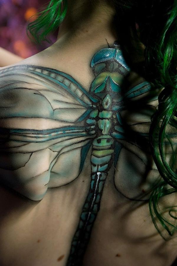38 dragonfly tattoo Dragonfly tattoo on back