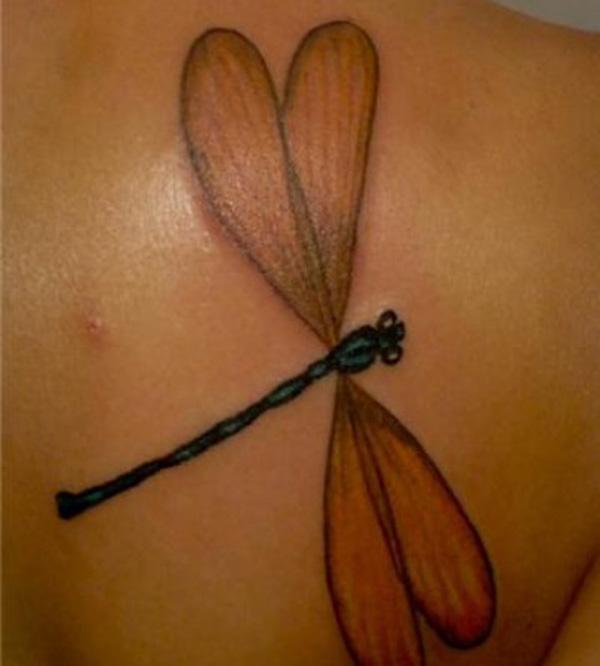 dragonfly tattoo Easy Dragonfly tattoo with transparent wings