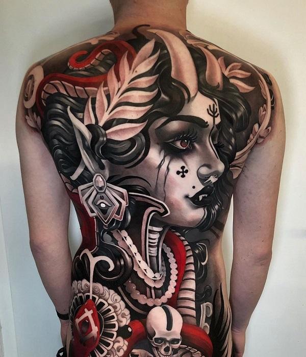 100 Awesome Back Tattoo Ideas for your Inspiration