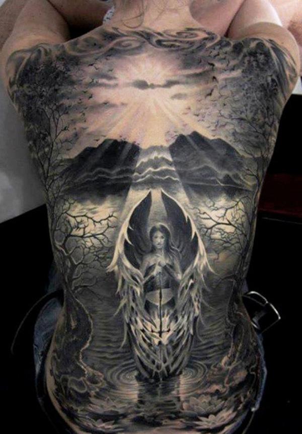 100 Trendy Full Back Tattoos Designs and Ideas for Men  Tattoo Me Now