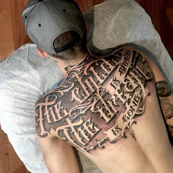 100 Awesome Back Tattoo Ideas for your Inspiration | Cuded