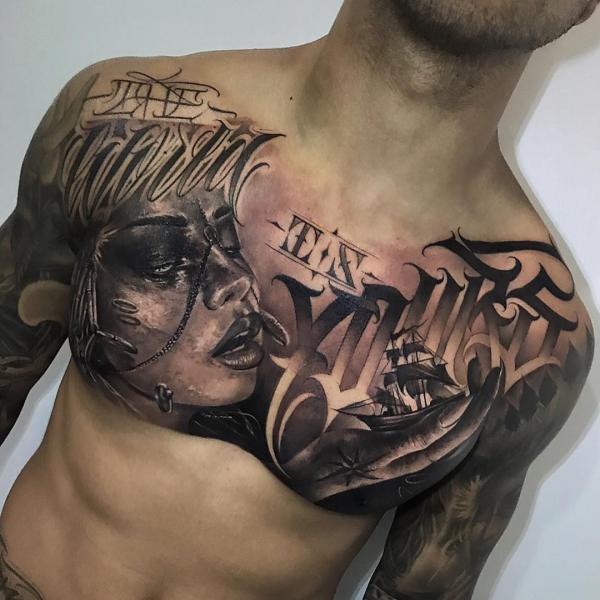 Holding the dream Amazing lettering tattoo