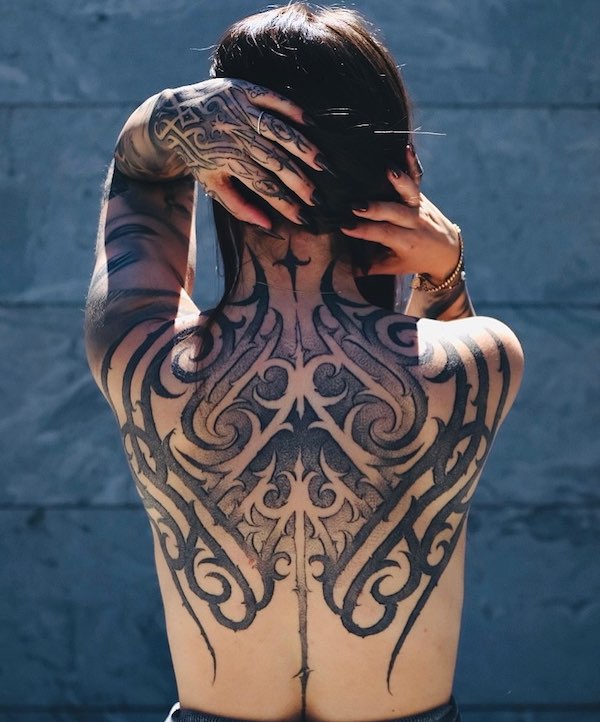 21 Pretty back tattoos for women inspirations - Mycozylive.com | Back tattoo  women, Tattoos for women, Floral back tattoos