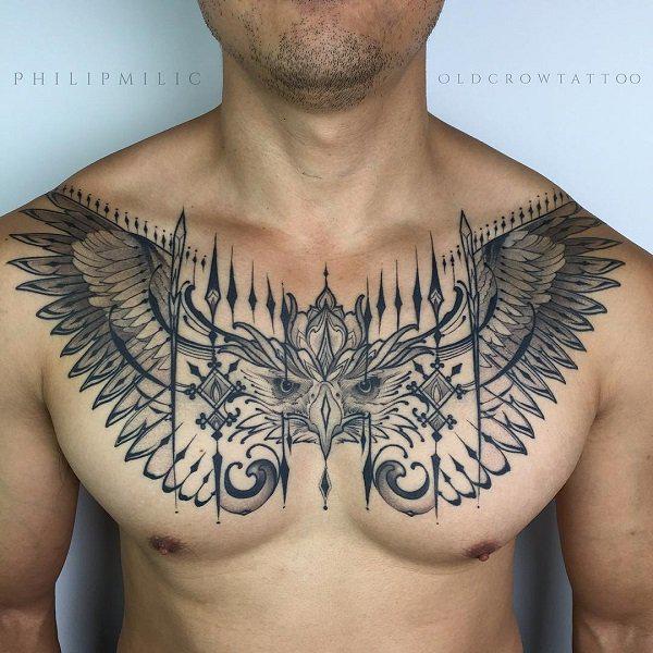 100 Nice Chest Tattoo Ideas Cuded