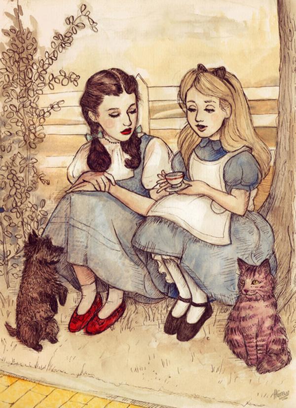 dorothy and alice_by_Helen Green600_826
