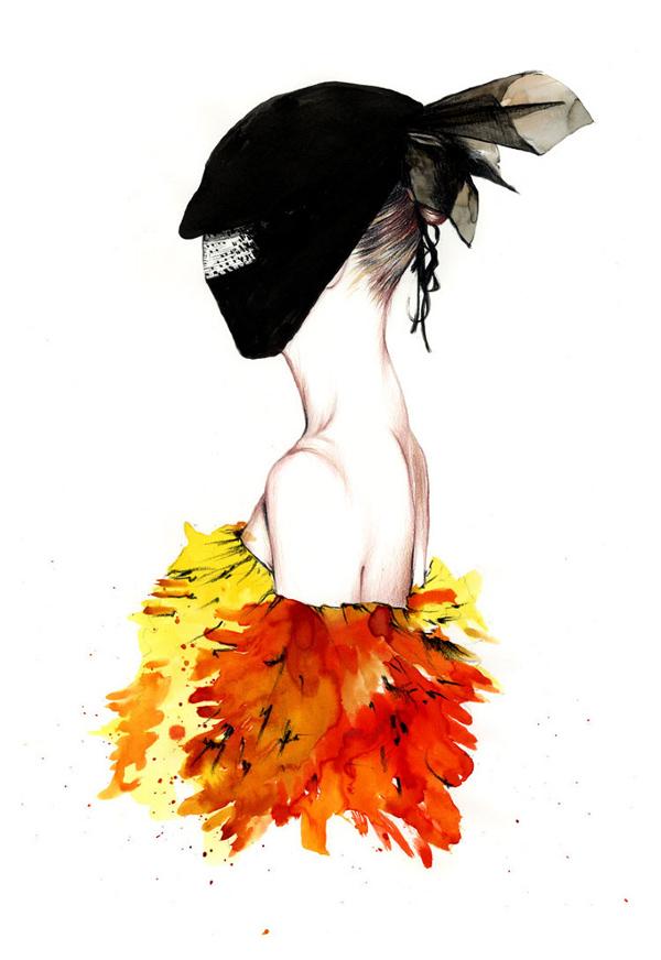 1 fashion sketches by Karolyn Adrieu