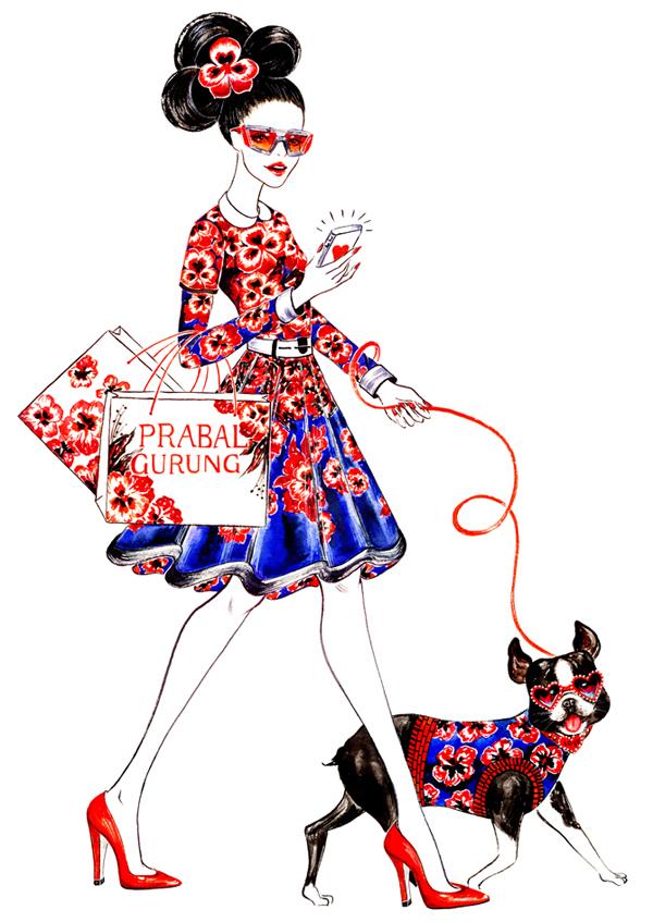 15 fashion sketches by Sunny Gu