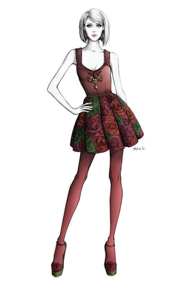 50 Amazing Fashion Sketches | Art and Design