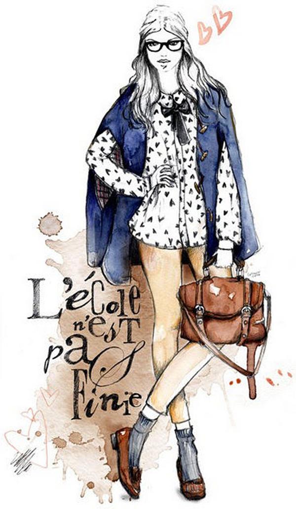 36 fashion sketches by Lutheen