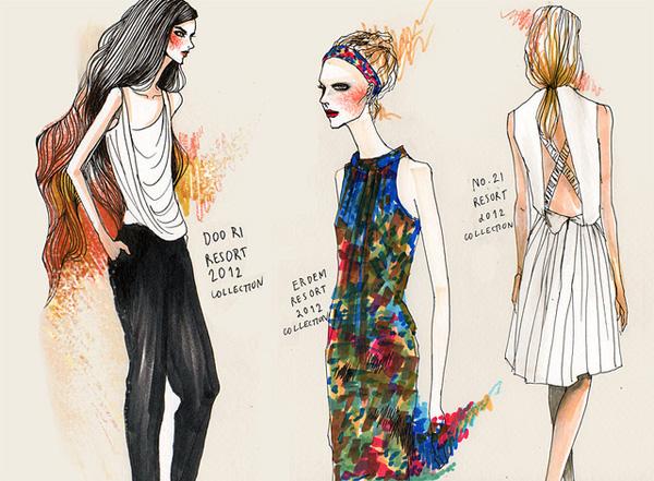 50 Amazing Fashion Sketches Cuded 50 Amazing Fashion Sketches Cuded