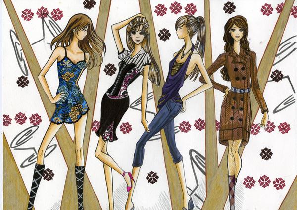47 fashion sketches