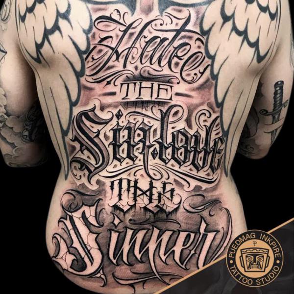 Hate the sin ove the sinner tattoo