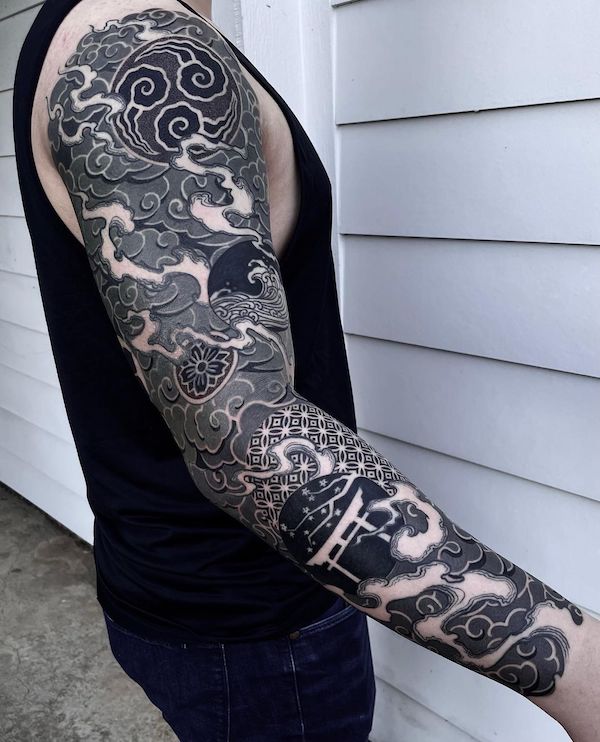 What do you think of my new tattoo? (still healing). Honest opinions only.  😅 This will be the top of my sleeve. I plan on adding flowers, a bee, and  origami cranes.
