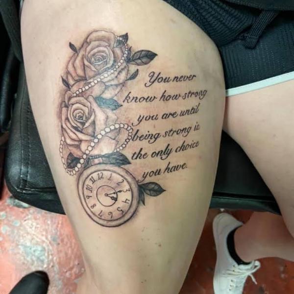 You never know how strong you are tattoo