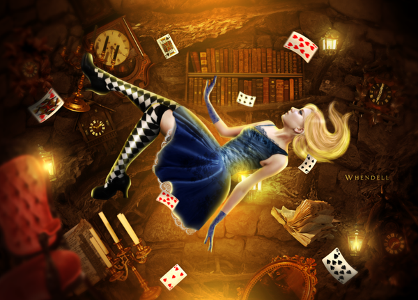 alice_falling_b by Whendell Souza L