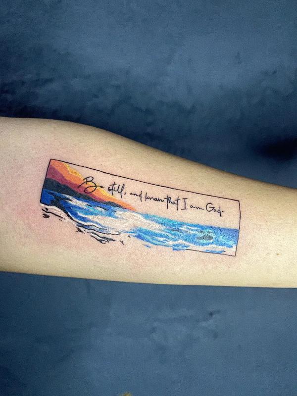 be still and know that i am god tattoo