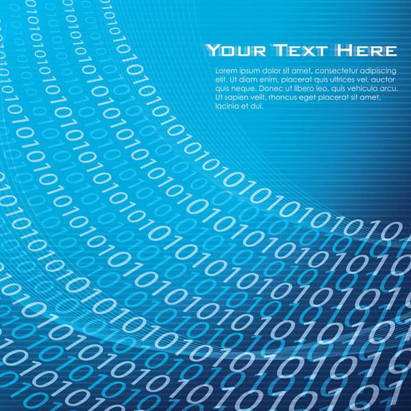 10 Digital Background Vector