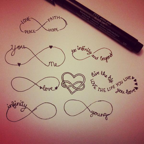 150 Infinity Tattoo Designs With Heart  Love Symbols 2023 Signs With  Meaning
