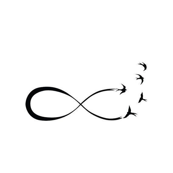 Infinity Symbol with Birds