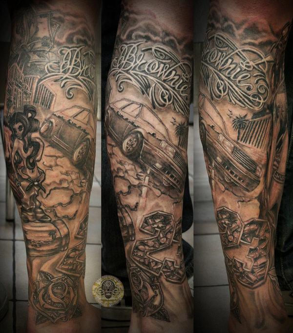 15 Full and Lower Leg Tattoo Designs for Men and Women