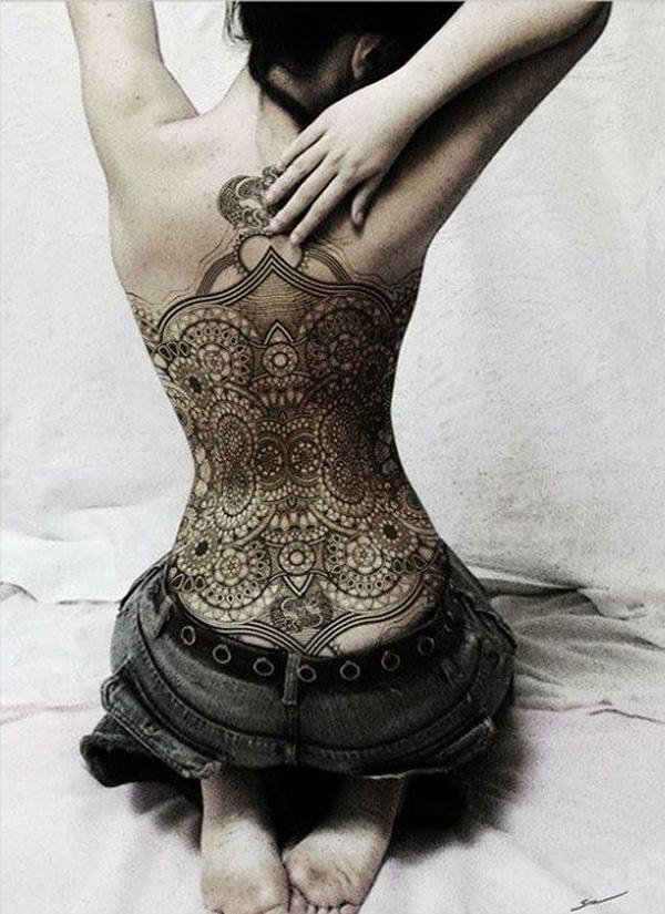 Amazing Mandala inspired tattoo for women