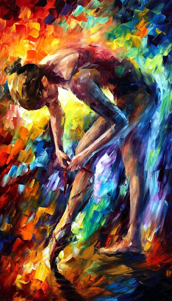 ballerina by Leonid Afremov