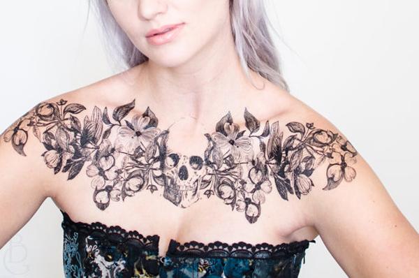 11 Chest temporary tattoos
