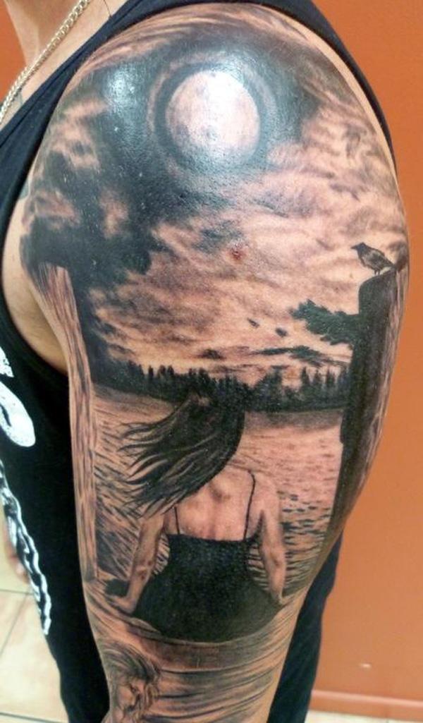 50 Examples Of Moon Tattoos Cuded