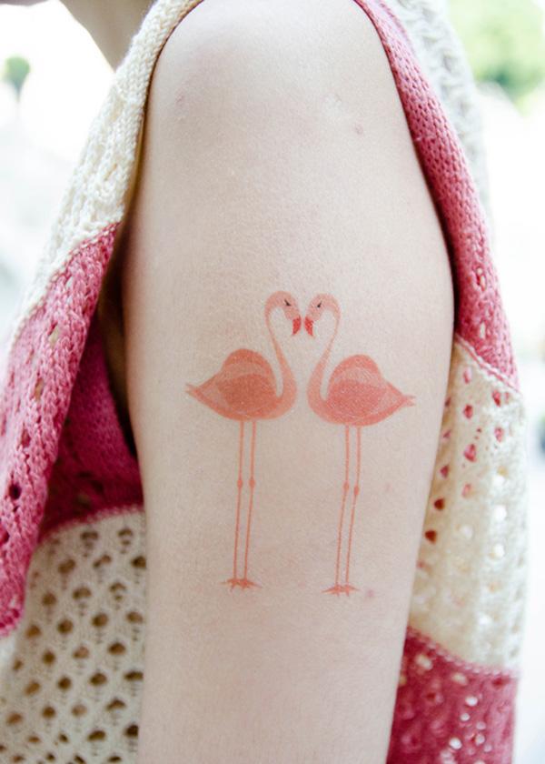3 Crane temporary tattoos