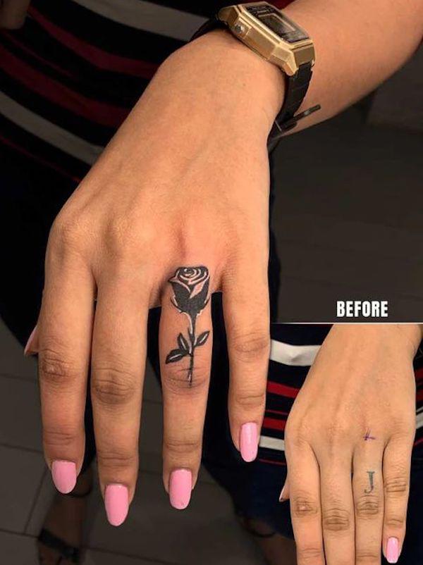 Factory Wholesale Finger Tattoo Stickers Rose| Alibaba.com
