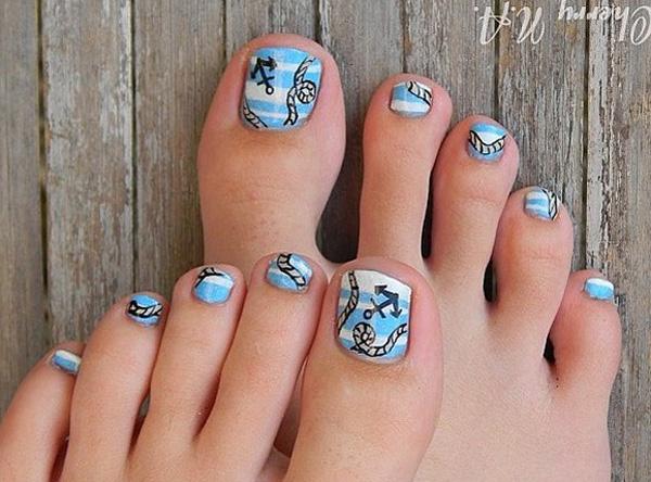 Desert Themed Toe Nail Art - wide 2