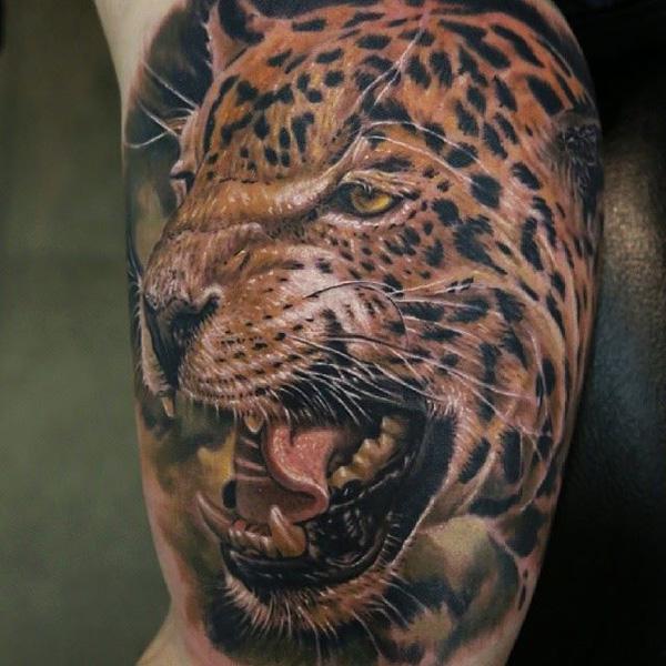 Custom Tiger Tattoo done by Sanket Gurav at Circle Tattoo India   ucircletattooindia