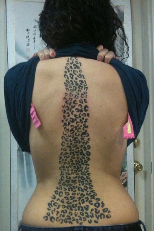 1 Cheetah print spine