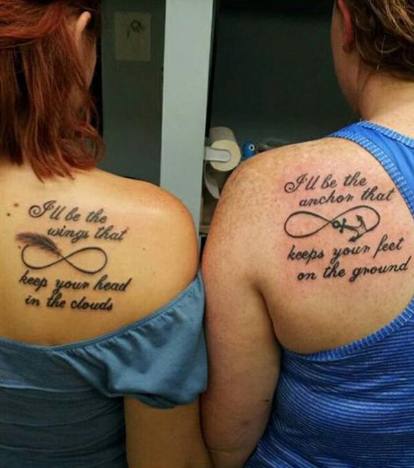 matching anchor tattoos for sisters