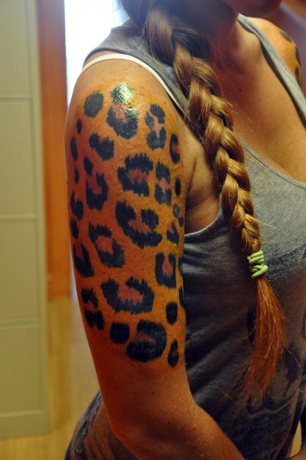 30+ Cheetah and Leopard Print Tattoos for Women