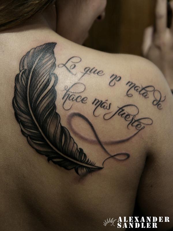 2 Feather girly tattoos