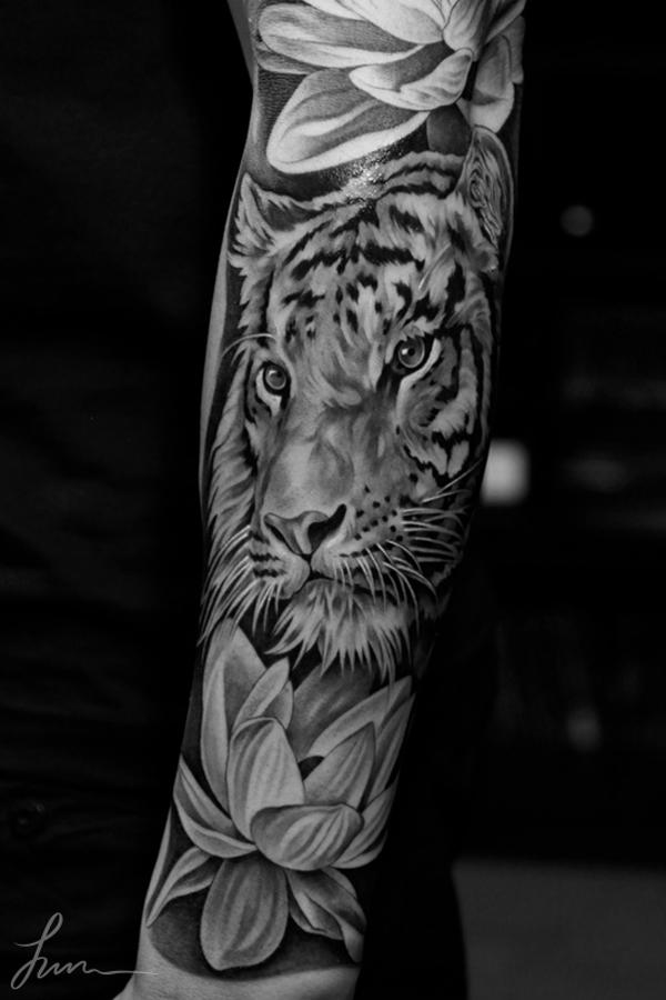 Tiger Stripe Tattoo Sleeve