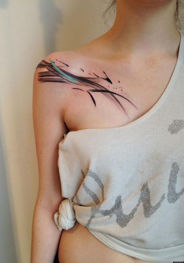 4 Watercolor girly tattoos