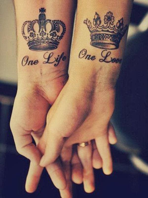 40 crown girly tattoos