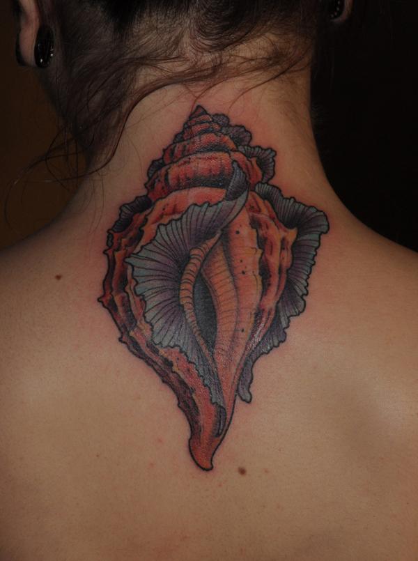 6 Conch girly tattoos