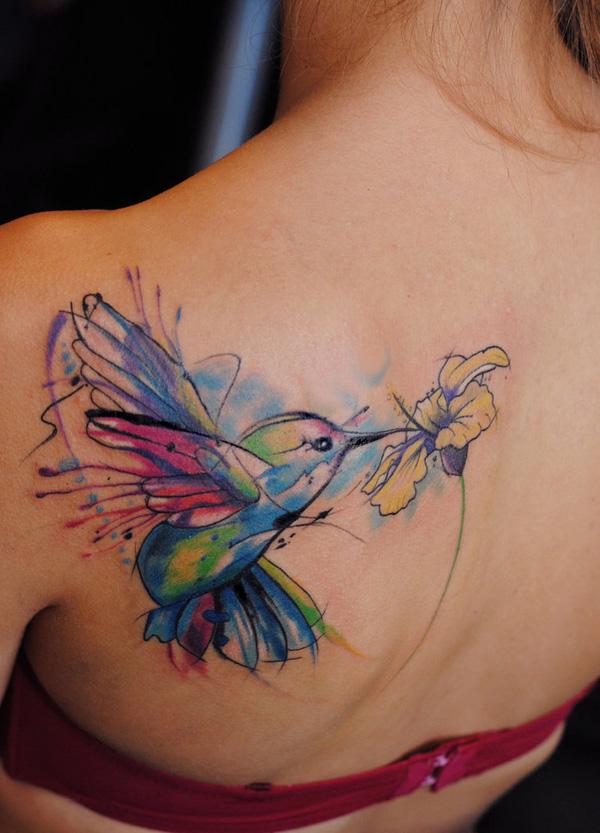 50 Flower Hummingbird Tattoo Designs  Ideas 2023 With meaning