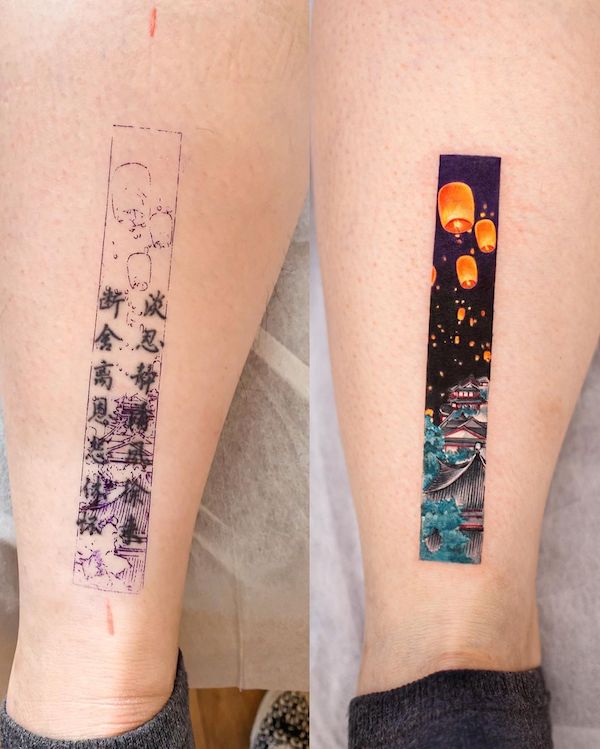91 Creative Cover-Up Tattoo Ideas That Show A Bad Tattoo Is Not The End Of  Life | Bored Panda
